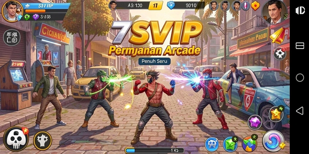 Screenshot game 7SVIP menampilkan aksi seru dan tantangan mendebarkan.