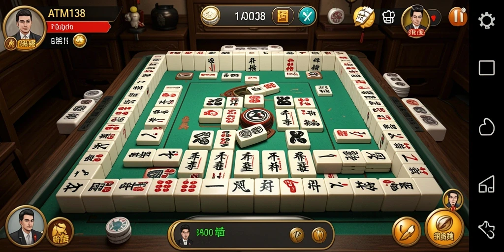 Tampilan gameplay Mahjong yang menarik di ATM138.