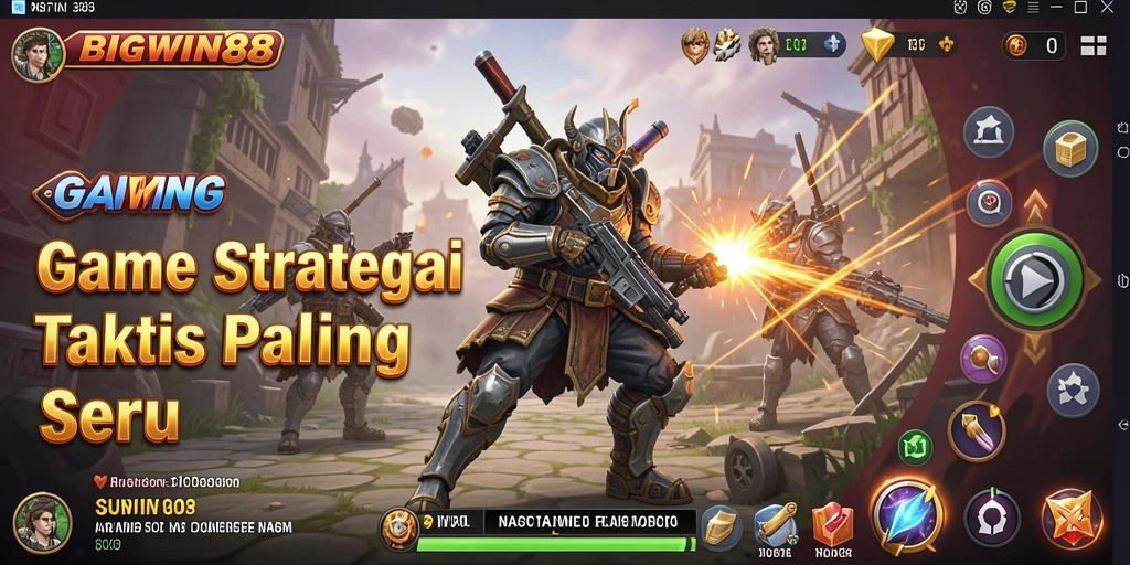 Tampilan gameplay menarik di BIGWIN88 saat membangun kerajaan.