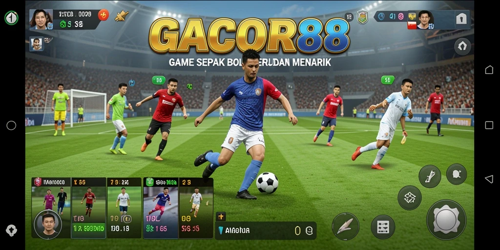 Gameplay seru GACOR88 dengan laga sepak bola yang mendebarkan.