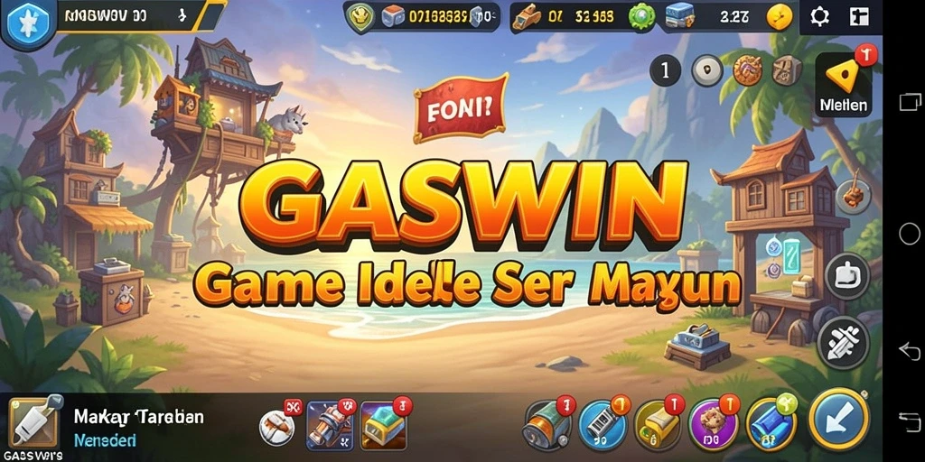 Tampilan gameplay GASWIN yang seru dan mengasyikkan.