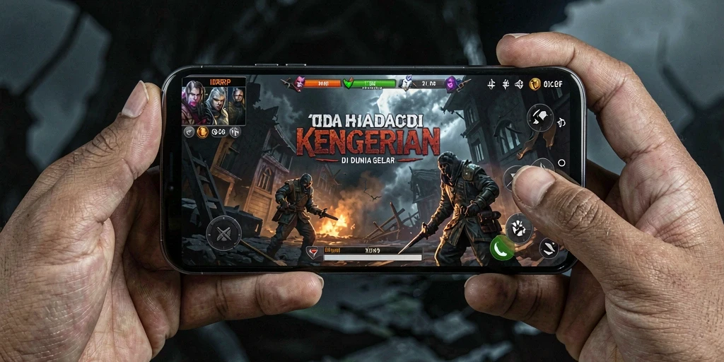 Screenshot menampilkan momen menegangkan dalam gameplay IDRRP.