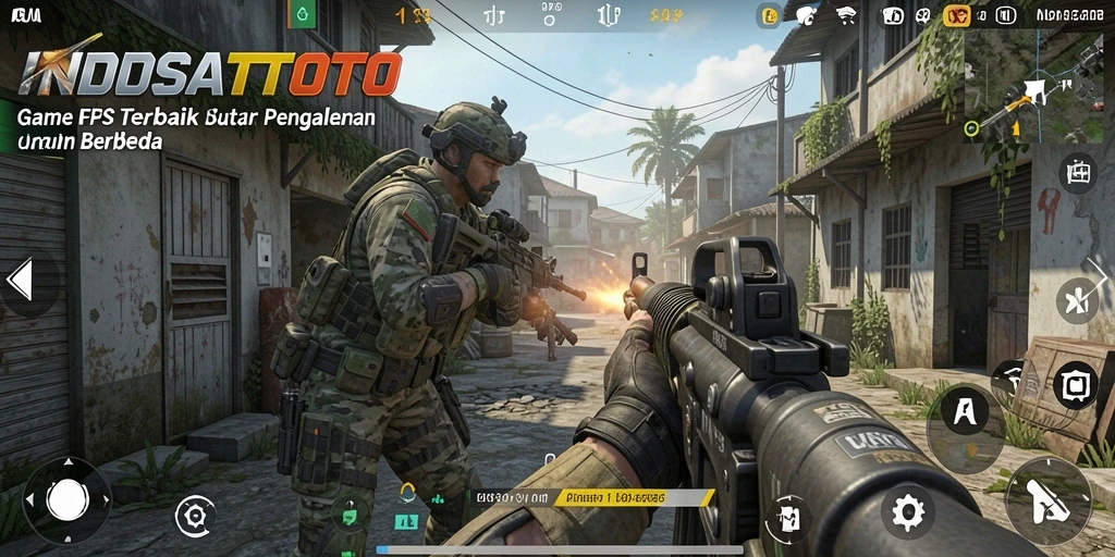 Tampilan aksi mendebarkan dalam gameplay INDOSATTOTO.