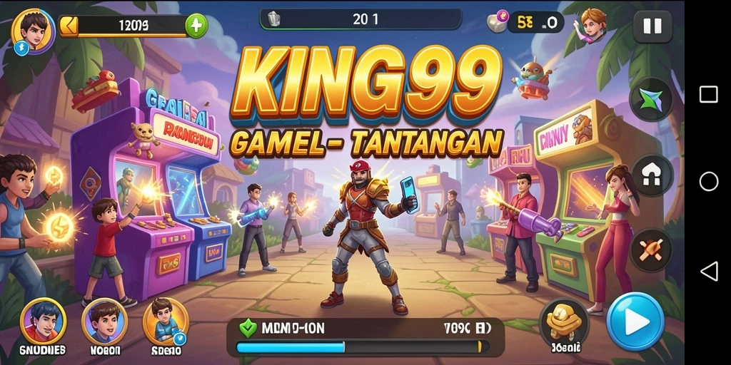 Tampilan gameplay KING999 yang seru dan penuh tantangan.