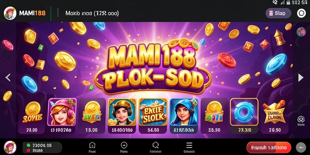 Tampilan gameplay menarik di MAMI188 slot.
