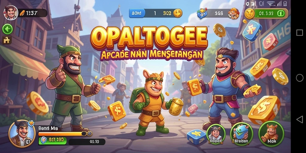 Tampilan gameplay seru dari OPALTOGEL dengan aksi menarik.