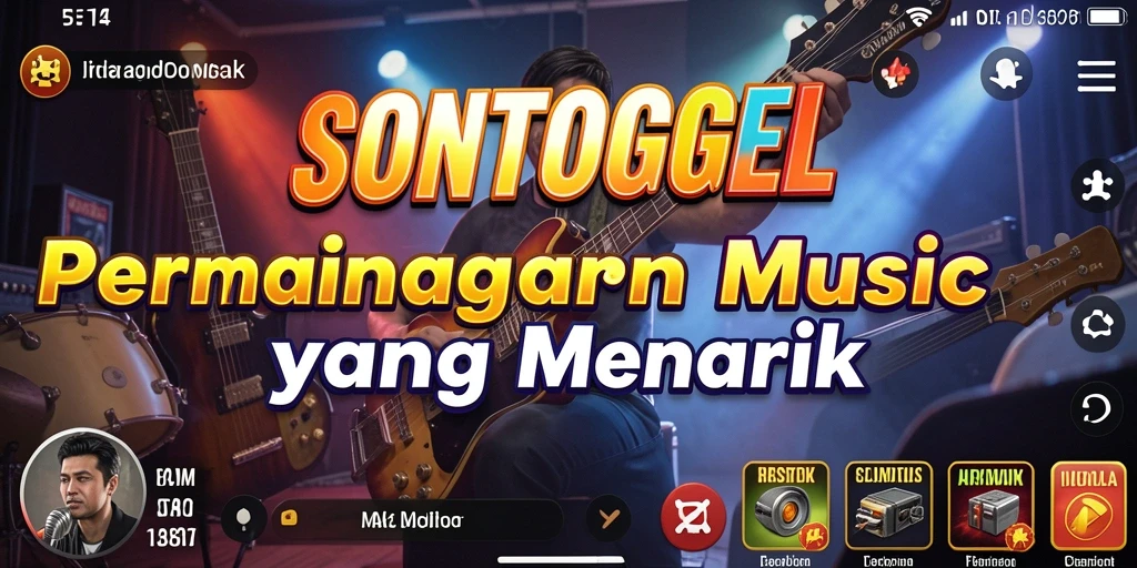 Tampilan gameplay <strong>SONTOGEL</strong> yang dinamis dan penuh warna.