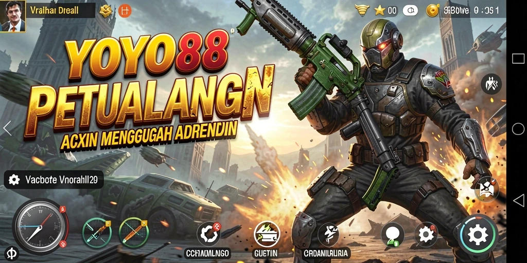 Tangkapan layar aksi mendebarkan dari gameplay YOYO88.